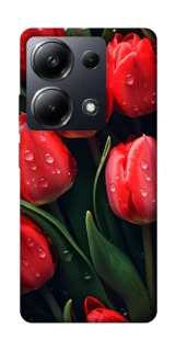 Чохол на Xiaomi Poco M6 Pro 4G Червоні тюльпани фото 1 Чохол на Xiaomi Poco M6 Pro 4G Червоні тюльпани фото 1 з 1