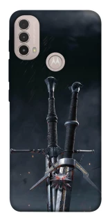 Чохол на Motorola Moto E40 Мечі Ведьмака фото 1 з 1