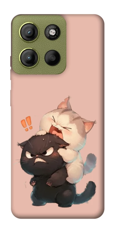 Чехол на Motorola Moto G15 4G Сat and cat фото 1 Чехол на Motorola Moto G15 4G Сat and cat фото 1 из 1