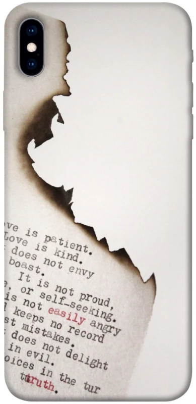 Чохол на Apple iPhone XS Max (6.5") Вірші фото 1 з 1