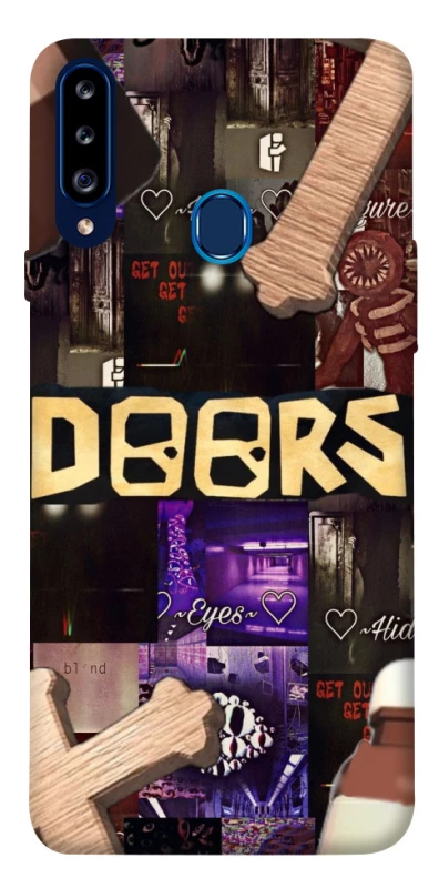 Чохол на Samsung Galaxy A20s Roblox doors dark mode фото 1 з 1