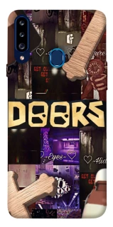 Чехол на Samsung Galaxy A20s Roblox doors dark mode фото 1 из 1