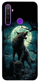 Чехол на Realme 5 Волк под луной фото 1 из 1
