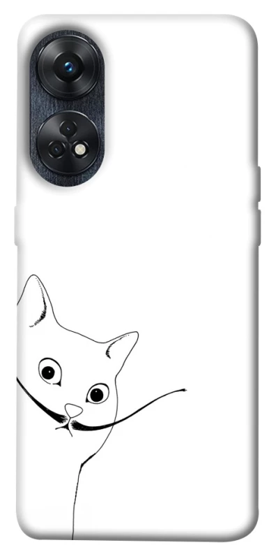Чохол на Oppo Reno 8T 4G Кіт Дали фото 1 з 1