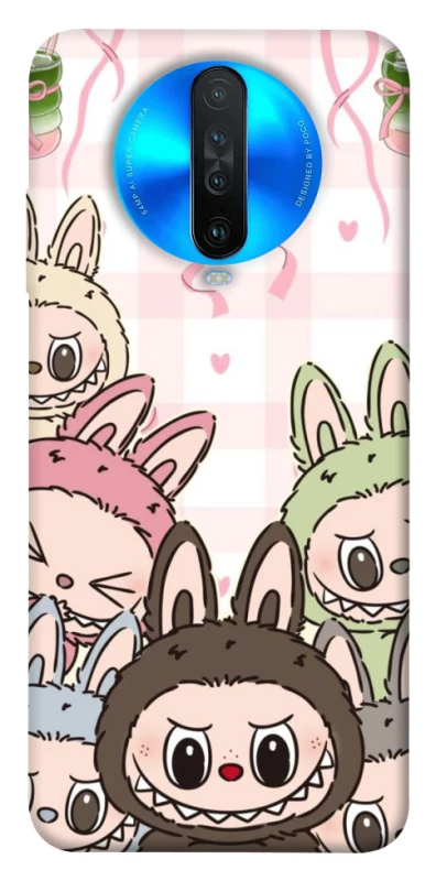 Чохол на Xiaomi Redmi K30 All Labubu 2 фото 1 з 1