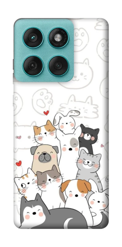Чохол на Motorola Edge 60 Fusion Funny Pets фото 1 з 1