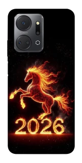 Чехол на Huawei Honor X7a Red Fire Horse ver.1 фото 1 из 1