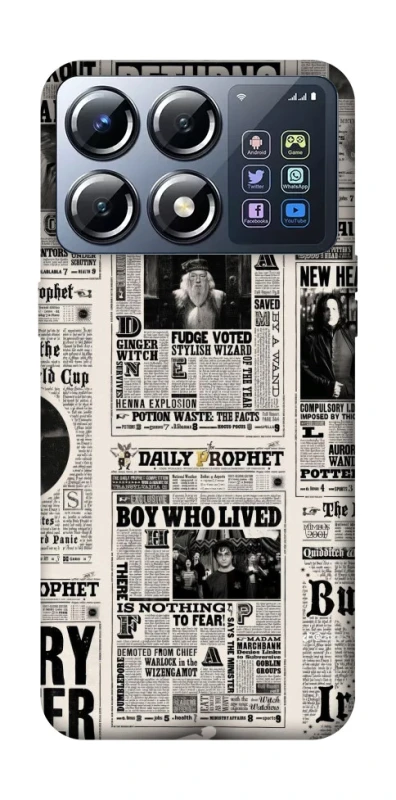 Чохол на Xiaomi POCO X8 Pro Harry Potter newspaper фото 1 з 1