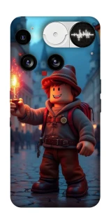 Чохол на Nothing Phone (3) Roblox Fire Logo Blue Flames фото 1 з 1