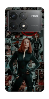 Чохол на Xiaomi Poco F6 Pro Black Widow фото 1 з 1