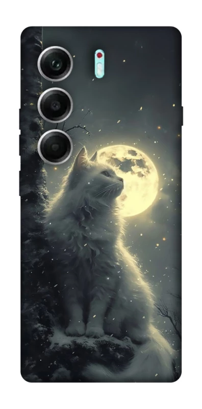 Чохол на Tecno Camon 40 Pro 5G Кіт під місяцем фото 1 з 1