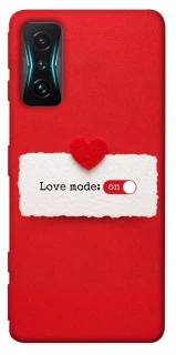 Чохол на Xiaomi Redmi K50 Gaming Love Mode ON фото 1 з 1