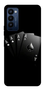 Чохол на TECNO Camon 18 Pro Black Cards фото 1 з 1