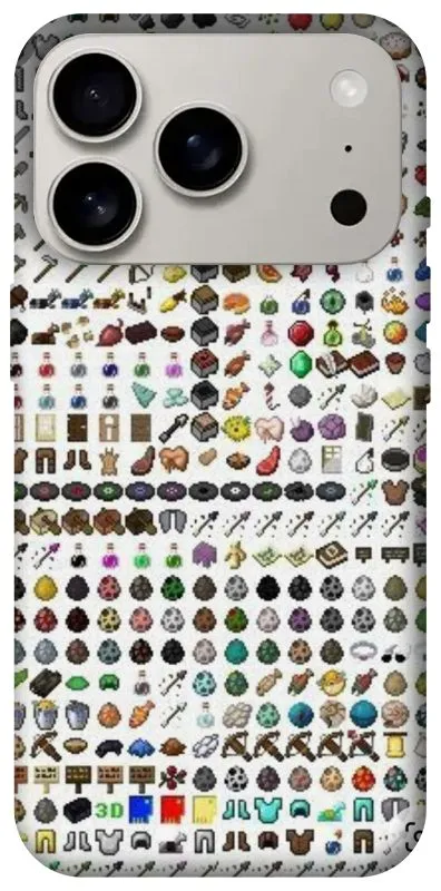 Чохол на Apple iPhone 18 Pro Minecraft v2 фото 2 з 2