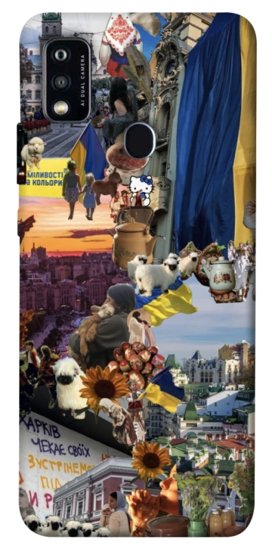 Чехол на ZTE Blade A51 Ukraine style ver.2 фото 1 из 1