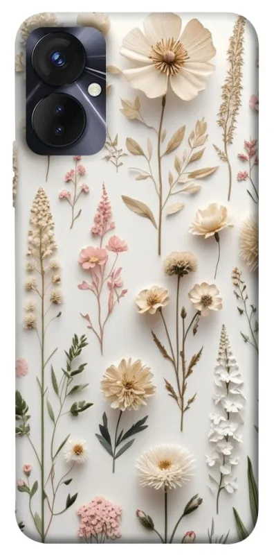 Чохол на TECNO Spark 9 Pro (KH7n) Floral design ver.1 фото 1 з 1