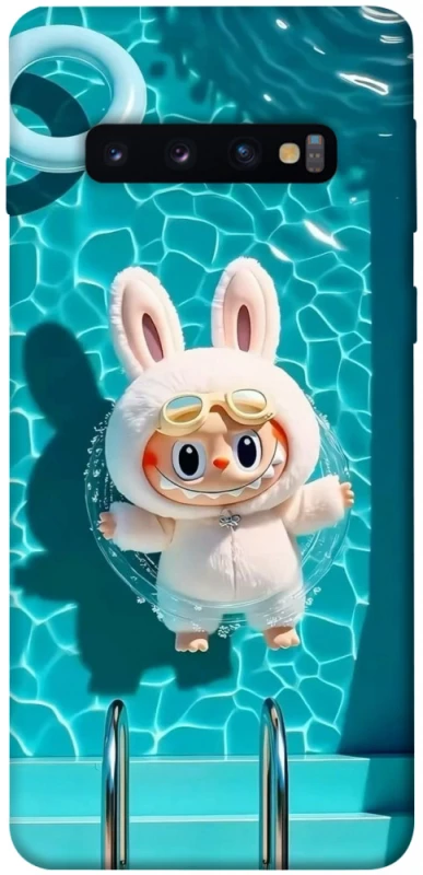 Чохол на Samsung Galaxy S10 Labubu in the pool ver.2 фото 1 з 1