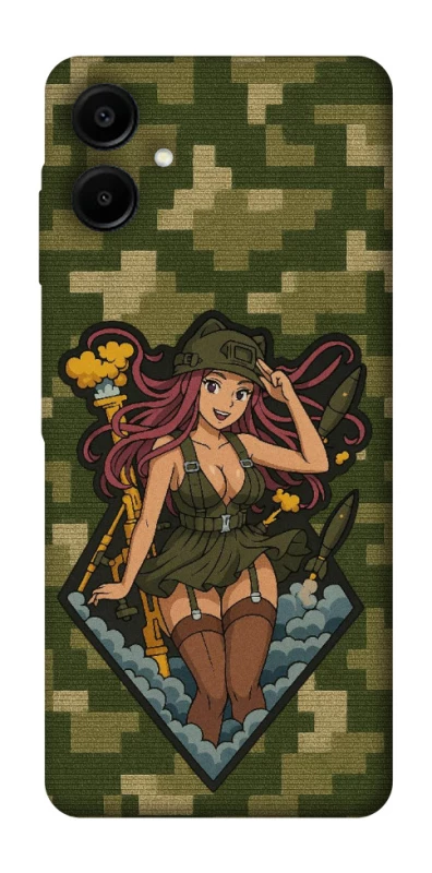 Чохол на Samsung Galaxy A07 Military Waifu фото 1 з 1