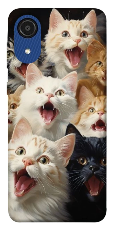 Чехол на Samsung Galaxy A03 Core Коты фото 1 из 1
