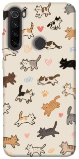 Чохол на Xiaomi Redmi Note 8T Cat style ver.2 фото 1 з 1