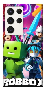 Чехол на Samsung Galaxy S23 Ultra Roblox gaming heroes фото 1 из 1