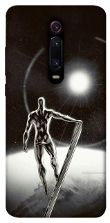 Чехол на Xiaomi Redmi K20 / K20 Pro / Mi9T / Mi9T Pro Серебряный сёрфер фото 1 из 1