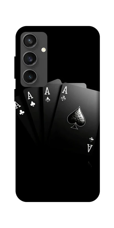 Чехол на Samsung Galaxy S24 FE Black Cards фото 1 из 1