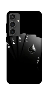 Чехол на Samsung Galaxy S24 FE Black Cards фото 1 из 1