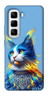 Чехол на Infinix Hot 50 Pro Кот патриот фото 1 из 1