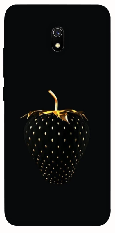 Чохол на Xiaomi Redmi 8a Чорна полуниця фото 1 з 1