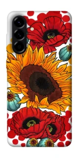 Чохол на Samsung Galaxy A57 5G Соняшники та маки фото 1 з 1