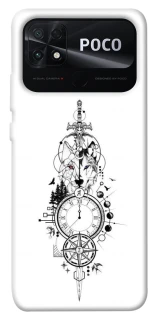 Чехол на Xiaomi Poco C40 Tattoo ver.8 фото 1 из 1
