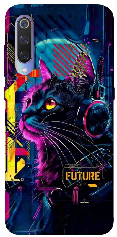 Чохол на Xiaomi Mi 9 Cyber Cat v2 фото 1 з 1