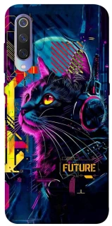 Чехол на Xiaomi Mi 9 Cyber Cat v2 фото 1 из 1