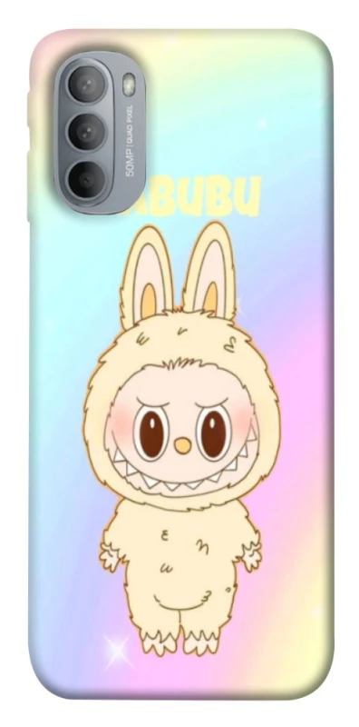 Чохол на Motorola Moto G31 Fluffy Rainbow Labubu фото 1 з 1