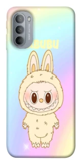 Чехол на Motorola Moto G31 Fluffy Rainbow Labubu фото 1 из 1
