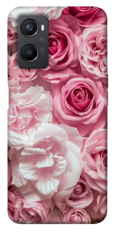 Чехол на Oppo A96 Розовые цветы фото 1 из 1