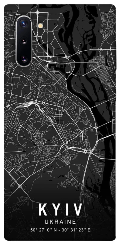 Чохол на Samsung Galaxy Note 10 Kyiv map фото 1 з 1