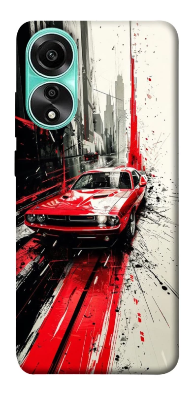 Чехол на Oppo A78 4G Painted Mustang фото 1 из 1
