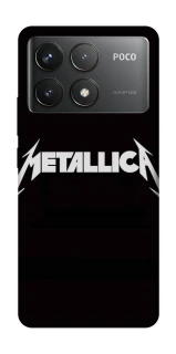 Чехол на Xiaomi Poco F6 Pro Metallica logo фото 1 Чехол на Xiaomi Poco F6 Pro Metallica logo фото 1 из 1