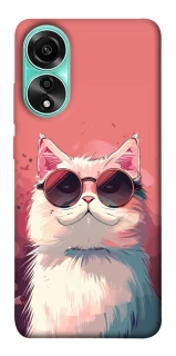 Чохол на Oppo A78 4G Сat with glasses фото 1 з 1