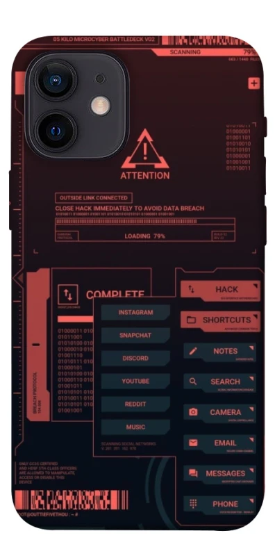 Чохол на Apple iPhone 12 mini (5.4") Attention фото 1 з 1