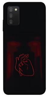 Чехол на Samsung Galaxy A03s Красное сердце фото 1 из 1