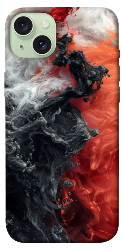 Чехол на Apple iPhone 15 Plus (6.7") Black and Red фото 1 из 1