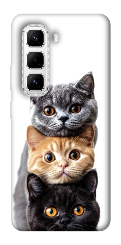 Чохол на Infinix Hot 50 Pro Гарні котики фото 1 з 1