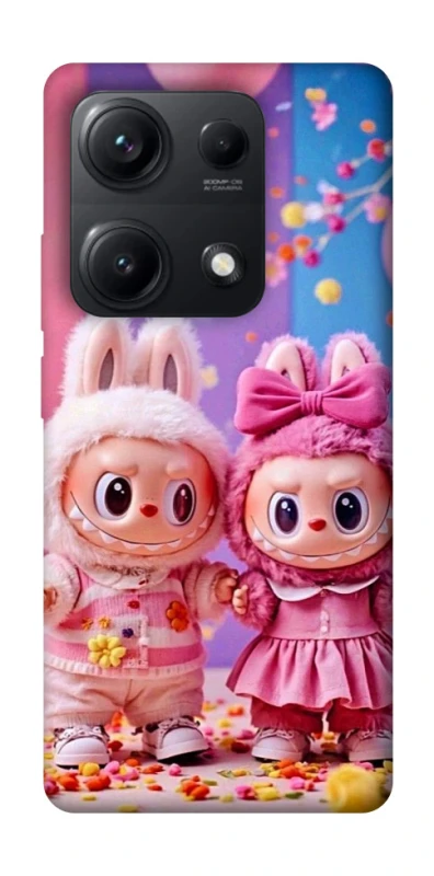 Чохол на Xiaomi Redmi Note 14S Labubu twins ver.2 фото 1 з 1