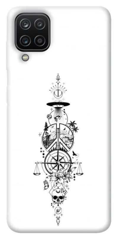 Чехол на Samsung Galaxy A12 Tattoo ver.7 фото 1 из 1
