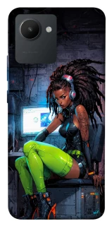 Чохол на Realme C30s Cyber girl фото 1 з 1