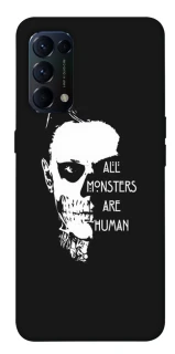 Чохол на Oppo Reno 5 4G All Monsters are Human фото 1 з 1