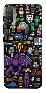 Чохол на Motorola Moto E20 Minecraft v5 фото 1 з 1